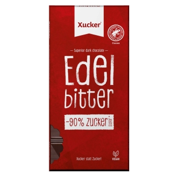 Xucker Schokolade Edelbitter Tafel 80g