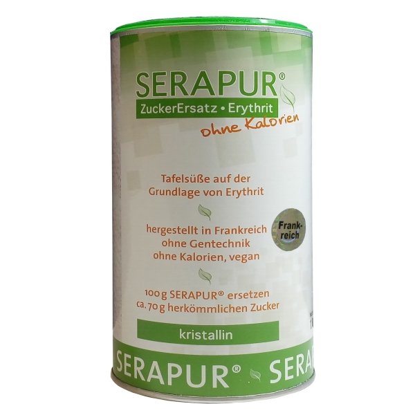 Erythrit Serapur Zuckerersatz Frankreich