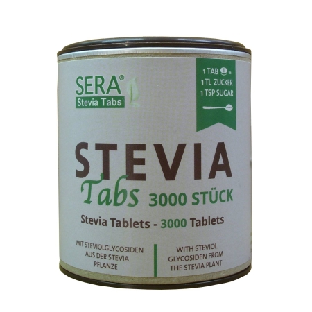 3.000 Stevia Tabs in Dose, Tabs passend für Spender von Daforto